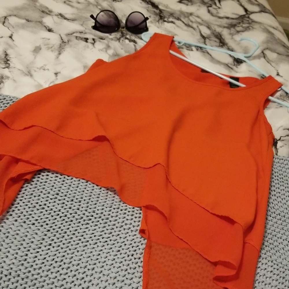 Orange shirt